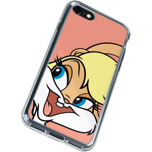 Looney Tunes Lola Bunny Zoomed In iPhone SE (2nd & 3rd Gen) Clear Case