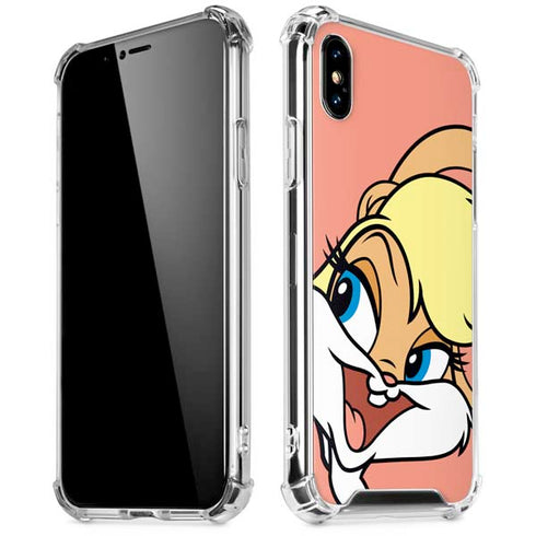 Looney Tunes Lola Bunny Zoomed In iPhone XS Max Clear Case