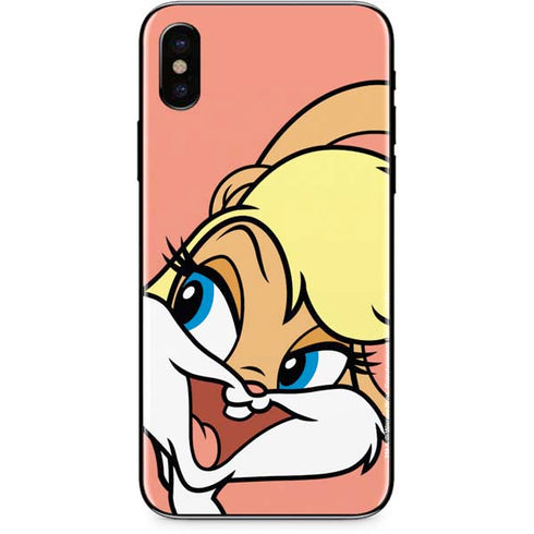 Looney Tunes Lola Bunny Zoomed In iPhone XS Skin