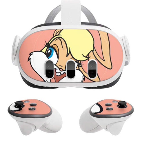 Looney Tunes Lola Bunny Zoomed In Meta Quest 3 Skin