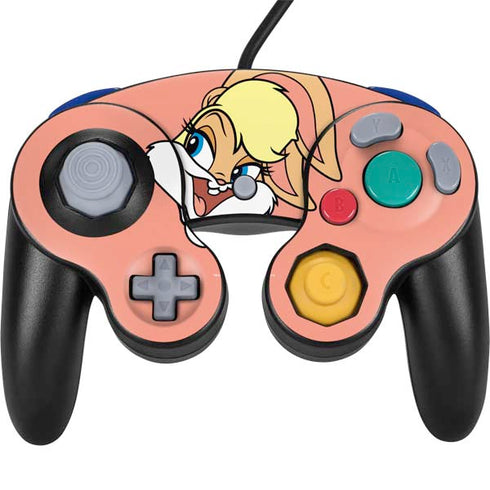 Looney Tunes Lola Bunny Zoomed In Nintendo GameCube Controller Skin