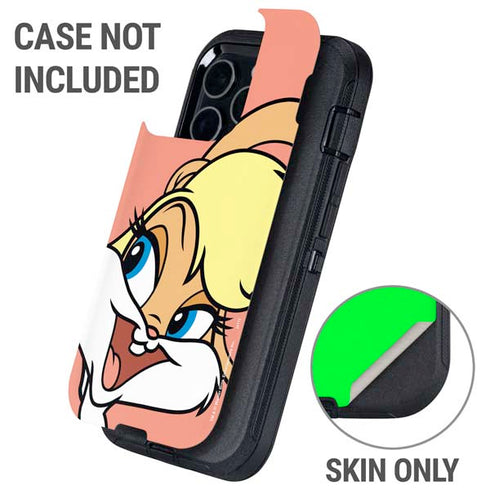 Looney Tunes Lola Bunny Zoomed In Otterbox Defender iPhone Skin