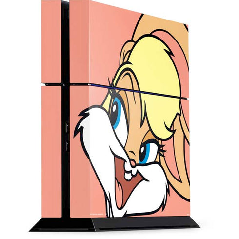 Looney Tunes Lola Bunny Zoomed In PS4 Console Skin