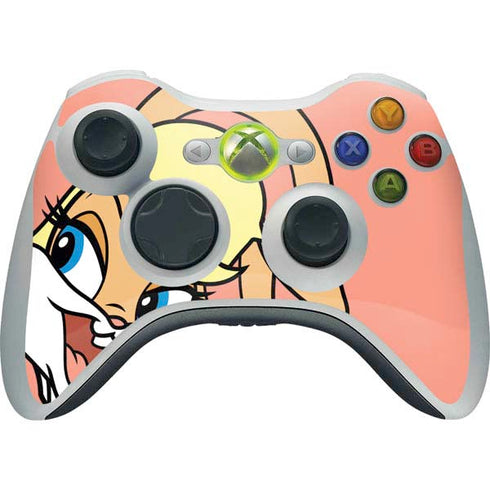 Looney Tunes Lola Bunny Zoomed In Xbox 360 Wireless Controller Skin