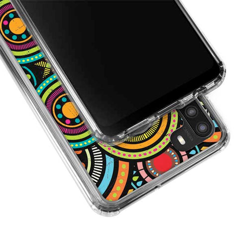 Look Deeper Colored Galaxy A21 Clear Case