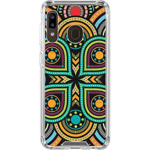 Look Deeper Colored Galaxy A30 Clear Case