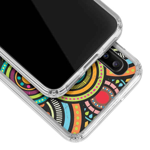 Look Deeper Colored Galaxy A30 Clear Case