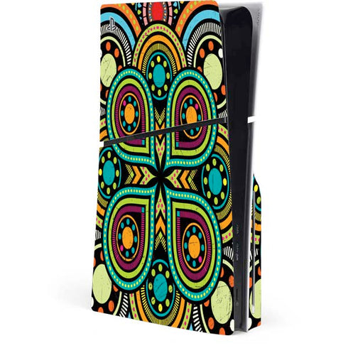 Look Deeper Colored PS5 Slim Disk Console Skin