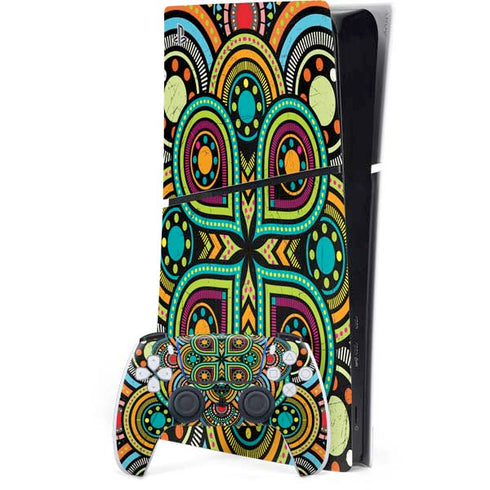 Look Deeper Colored PS5 Slim Digital Edition Console Skin
