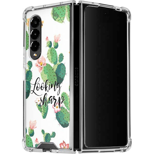 Looking Sharp Galaxy Z Fold4 5G Clear Case