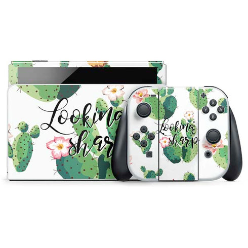 Looking Sharp Nintendo Switch OLED (2021) Skin