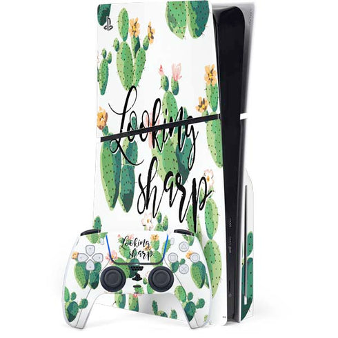 Looking Sharp PS5 Slim Disk Bundle Skin