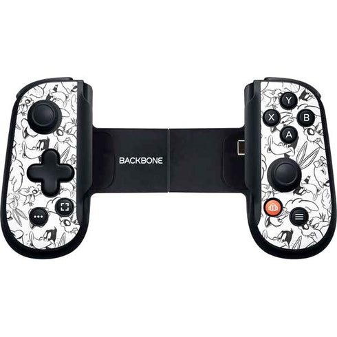 Looney Tunes Looney Squad Black and White Grid Backbone One for iPhone Game Controller Skin