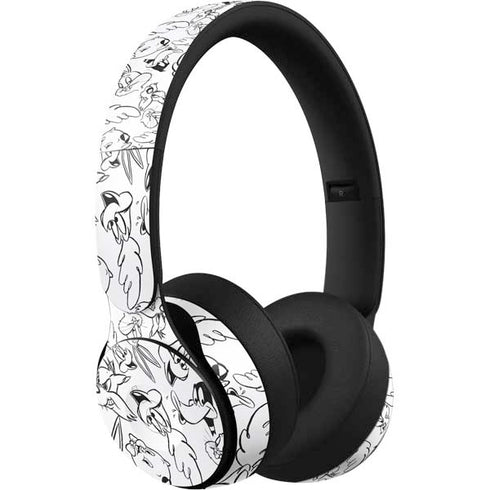 Looney Tunes Looney Squad Black and White Grid Beats Solo Pro Skin
