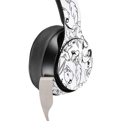 Looney Tunes Looney Squad Black and White Grid Beats Solo Pro Skin