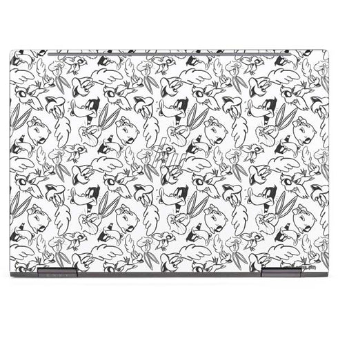 Looney Tunes Looney Squad Black and White Grid HP Envy Skin