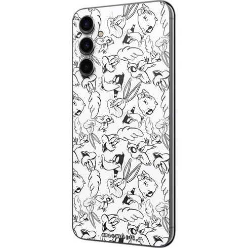 Looney Tunes Looney Squad Black and White Grid Galaxy A14 5G Skin