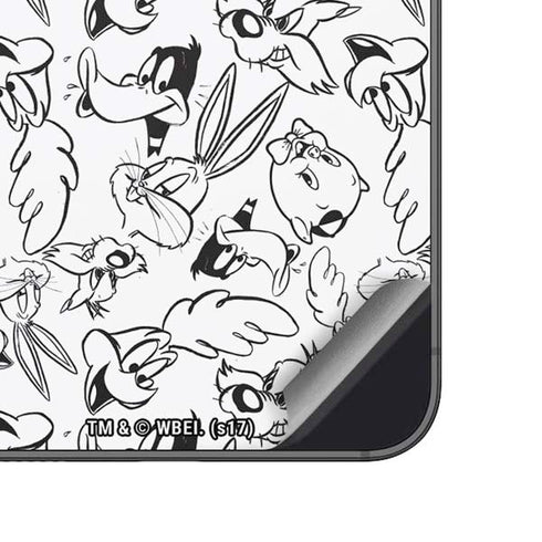 Looney Tunes Looney Squad Black and White Grid Galaxy A14 5G Skin