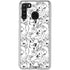 Looney Tunes Looney Squad Black and White Grid Galaxy A21 Clear Case