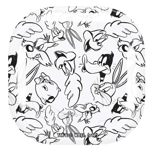 Looney Tunes Looney Squad Black and White Grid Galaxy Buds Pro Skin