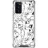 Looney Tunes Looney Squad Black and White Grid Galaxy Note20 5G Clear Case