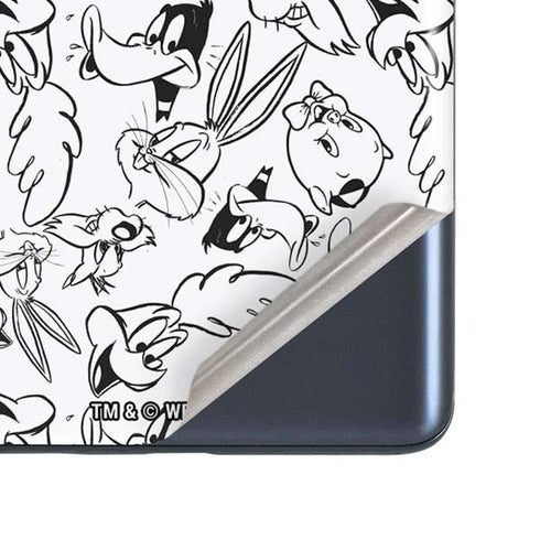 Looney Tunes Looney Squad Black and White Grid Galaxy S20 Fan Edition Skin