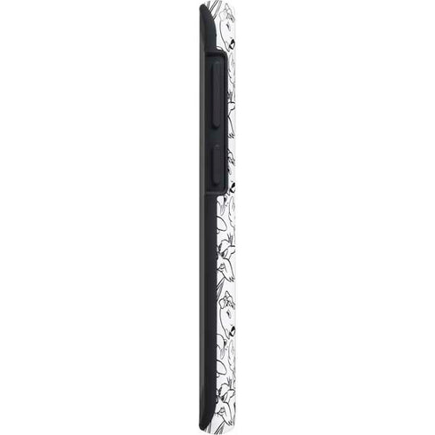 Looney Tunes Looney Squad Black and White Grid Galaxy S20 Plus Pro Case
