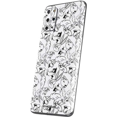 Looney Tunes Looney Squad Black and White Grid Galaxy S20 Plus Skin