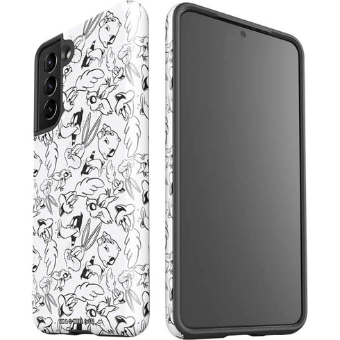 Looney Tunes Looney Squad Black and White Grid Galaxy S21 5G Pro Case