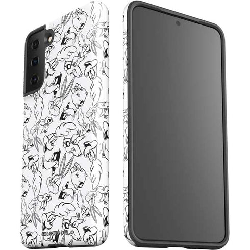 Looney Tunes Looney Squad Black and White Grid Galaxy S21 FE Pro Case