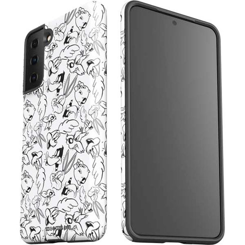 Looney Tunes Looney Squad Black and White Grid Galaxy S21 Plus 5G Pro Case