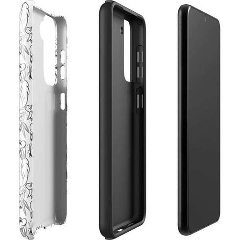 Looney Tunes Looney Squad Black and White Grid Galaxy S22 Plus Pro Case