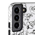 Looney Tunes Looney Squad Black and White Grid Galaxy S22 Pro Case