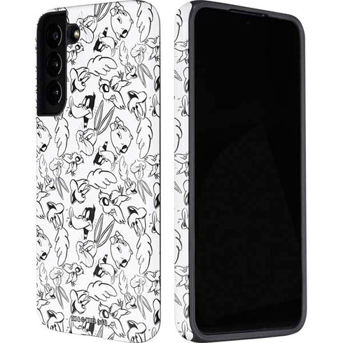 Looney Tunes Looney Squad Black and White Grid Galaxy S22 Pro Case