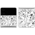 Looney Tunes Looney Squad Black and White Grid Galaxy Z Flip4 5G Skin