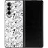 Looney Tunes Looney Squad Black and White Grid Galaxy Z Fold3 5G Skin