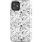 Looney Tunes Looney Squad Black and White Grid iPhone 11 Impact Case