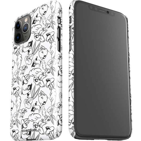 Looney Tunes Looney Squad Black and White Grid iPhone 11 Pro Lite Case