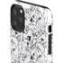 Looney Tunes Looney Squad Black and White Grid iPhone 11 Pro Max Impact Case