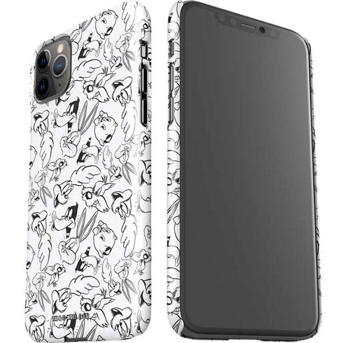 Looney Tunes Looney Squad Black and White Grid iPhone 11 Pro Max Lite Case