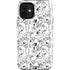 Looney Tunes Looney Squad Black and White Grid iPhone 12 Mini Impact Case