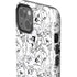 Looney Tunes Looney Squad Black and White Grid iPhone 13 Impact Case