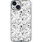 Looney Tunes Looney Squad Black and White Grid iPhone 13 Mini Skin