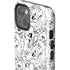 Looney Tunes Looney Squad Black and White Grid iPhone 14 Plus Impact Case