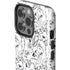 Looney Tunes Looney Squad Black and White Grid iPhone 15 Pro Impact Case