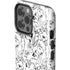 Looney Tunes Looney Squad Black and White Grid iPhone 14 Pro Max Impact Case