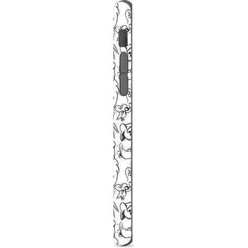 Looney Tunes Looney Squad Black and White Grid iPhone 7 Pro Case
