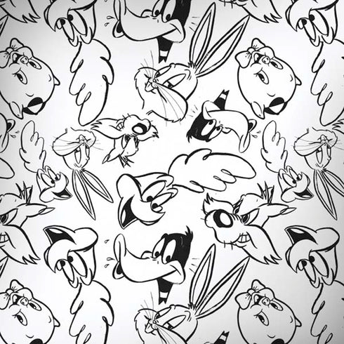Looney Tunes Looney Squad Black and White Grid iPhone X Pro Case