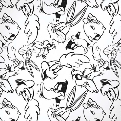 Looney Tunes Looney Squad Black and White Grid iPhone XS Max Skin