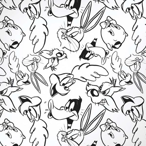 Looney Tunes Looney Squad Black and White Grid iPhone XS Skin